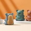 4 Pieces Bear Shaped Fingernail Brush, Soft Bristle Nail Brush For Kids, Nail Scrubber Brushes For Children, Women, Easy To Grasp view 4