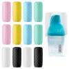 12 Pcs Silicone Bottle Covers for Travel, Leak Proof Lids Locks for Travel Size Toiletries, Universal Leak-Proof Seal Caps for Shampoo, Lotion, Liquids, Cruise Must Haves Accessories view 1