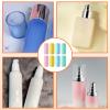 12 Pcs Silicone Bottle Covers for Travel, Leak Proof Lids Locks for Travel Size Toiletries, Universal Leak-Proof Seal Caps for Shampoo, Lotion, Liquids, Cruise Must Haves Accessories view 3