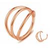 20G 18G 16G 14G Single/Double Hoop Stainless-Steel Seamless-Hinged-Piercing Segment-Clicker Nose-Ring-Hoop : Diameter 6mm 8mm 10mm 12mm ilage s view 1