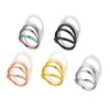 20G 18G 16G 14G Single/Double Hoop Stainless-Steel Seamless-Hinged-Piercing Segment-Clicker Nose-Ring-Hoop : Diameter 6mm 8mm 10mm 12mm ilage s view 2