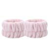 Face Wash Wristbands 50PCS Wrist Washband Wrist Wash Towel Band Wristband Wash Face Absorbent Wrist Sweatband Women Headband(Light Pink) view 1