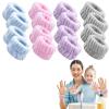 Face Wash Wristbands 50PCS Wrist Washband Wrist Wash Towel Band Wristband Wash Face Absorbent Wrist Sweatband Women Headband(Light Pink) view 2