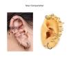 20G 18G 16G 14G Single/Double Hoop Stainless-Steel Seamless-Hinged-Piercing Segment-Clicker Nose-Ring-Hoop : Diameter 6mm 8mm 10mm 12mm ilage s view 3