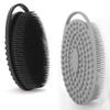 2 Pack Silicone Body Scrubber for Shower - Soft & Gentle Loofah Alternative for Sensitive Skin, Quick-Drying & Hygienic Body Wash Scrubber Brush for Men, Women & Kids (Black & Gray) view 1