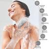 2 Pack Silicone Body Scrubber for Shower - Soft & Gentle Loofah Alternative for Sensitive Skin, Quick-Drying & Hygienic Body Wash Scrubber Brush for Men, Women & Kids (Black & Gray) view 3