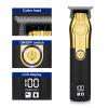 Professional Hair Trimmer Gold Clipper for Men Rechargeable Barber Cordless Hair Cutting T Machine Hair Styling Beard Trimmer(Gun) view 3