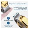 Hair Clipper Professional Electric Metal Rechargeable Hair Trimmer Machine Men Electric Shaver Barber Cutting Machine USB Gold(Gold) view 4