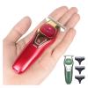 Hair Trimmer Mini Portable Electric Hair Clipper Small Hair Clipper Bald Head Hair Trimmer Barber Haircut Shaver(Fashion Green) view 2