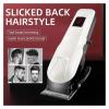 2023 New Electric Hair Clipper, Rechargeable Trimmer, Men's Electric Shaver with LCD Display, Wireless Beard Trimmer view 2