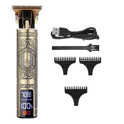 Electric Hair Clipper Professional USB Cordless Clipper Professional Beard Trimmer Haircut Grooming Kit Hair Cutting Machine(7)