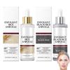 Rice Exfoliant Ampoule Duo, Black and White Face Peeling Solution, Moisturizing Pore Minimizer, 2-Pack, 100ml view 1