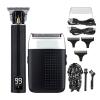 Barber Professional LCD T9 Hair Clipper Rechargeable Electric Finish Hair Cutting Machine Beard Trimmer for Men Shaver Cordless view 2
