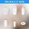 30 Pcs Makeup Brush Covers for Travel, Plastic Cosmetic Brush Protectors-Guard, Make Up Brush Cover Head Sleeves for Storage, Travel and Home view 2