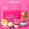 4 Pack Lip Mask Set, Hydrating Lip Mask Overnight - Berry, Grape, Mint, Vanilla Flavors, Lip Sleeping Mask Nourish Lip Balm with Vitamin C & Shea Butter | Dry Lips Care Gift view 3