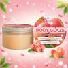 Body Glaze 200g High Nourishment Body Butter -Fruity Series - Strawberry Scent Long-lasting Moisturizing Body Cream for Dry Skin - 2 Packs (Strawberry & Peach) view 4