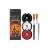 Halloween Face Paint Kit - Highly Pigmented Body Makeup for Costume Parties, Water Resistant & Quick Drying, Skin-Friendly Formula for Kids and Adults, 3 Colors with Brushes view 1