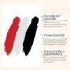 Halloween Face Paint Kit - Highly Pigmented Body Makeup for Costume Parties, Water Resistant & Quick Drying, Skin-Friendly Formula for Kids and Adults, 3 Colors with Brushes view 4