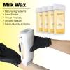 Waxers Roller Waxing Kit for Hair Removal Milk Roll on Waxing Kit for Women & Men Professional Soft Wax Cartridge Depilatory for Legs Armpit view 2
