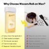 Waxers Roller Waxing Kit for Hair Removal Milk Roll on Waxing Kit for Women & Men Professional Soft Wax Cartridge Depilatory for Legs Armpit view 3