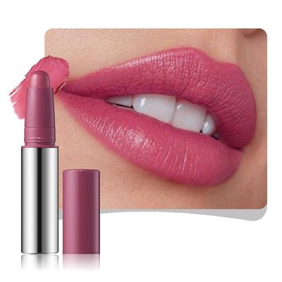 JUAAZIN Cerise Matte Lipstick Crayon - High Pigment Creamy Formula, Waterproof Long Lasting, Smooth Glide Application, Non-Sticklipstick, Ultra Thin Lightweight, Velvet Matte Lip Feel for Women 02#