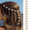 Formery Mini Mermaid Starfish Hair Clips Gold Beach Braid Jewelry Rhinestone Hair Accessories for Women (15PCS) view 1