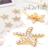 Formery Mini Mermaid Starfish Hair Clips Gold Beach Braid Jewelry Rhinestone Hair Accessories for Women (15PCS) view 4