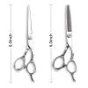 Hair Cutting Scissors, 6 Inch Salon Professional Hair Cutting Tools Thinning Trimming Hairdressing Scissor Shears Barber Scissors Set Hair Cutting Tools view 2