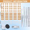 Professional Ingrown Toenail Set with Breathable Ingrown Toenail Strips, Curved Toenails Corrector Patch, Painless File and Lifter Pedicure Tools view 3