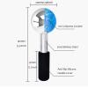 Betyura Ice Globes for Face & Eyes  Unbreakable Stainless Steel Cooling Cryo Sticks, Hot & Cold Facial Roller for Puffiness, Dark Circles & Daily SkincareBlack view 3