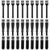 30 Pcs Electric Shaver Cleaning Brush 3 styles Double Sided, Long, Short Razor Brush Replacement for Trimmer Hair Clipper Keyboard Cleaning (Black) view 1
