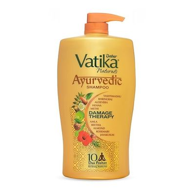 Ayurvedic Shampoo  640ml | Dus Poshan Formula for 10 Hair Problems | Stronger, Healthier Hair | No Parabens | Suitable for All Hair Types