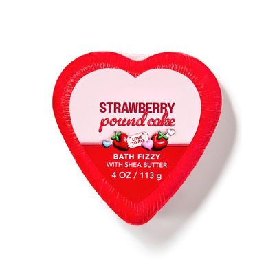 Bath & Body Strawberry Pound Cake Bath Fizzy, 4 oz / 113 g