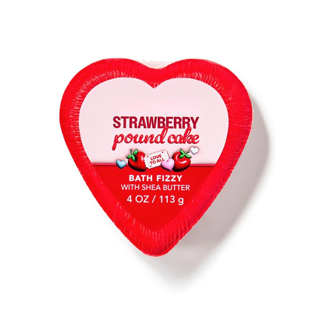 Bath & Body Strawberry Pound Cake Bath Fizzy, 4 oz / 113 g