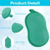2 Pcs Bath Sponges for Shower,Ymapinc Green and Pink Loofah Soft Bath Sponge, Reusable Body Sponge for Women & Men,Shower Sponges for Body, Exfoliating Soft Loofah for Sensitive Skin view 2