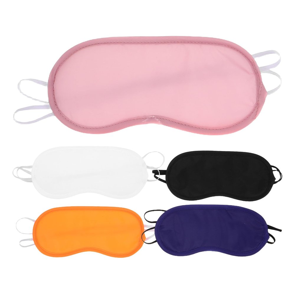 Ipetboom 30pcs Travel Blindfolds: Disposable Light-Blocking Eye Mask with Elastic Straps for Airplane & Hotel Sleep Office Nap Party Games
