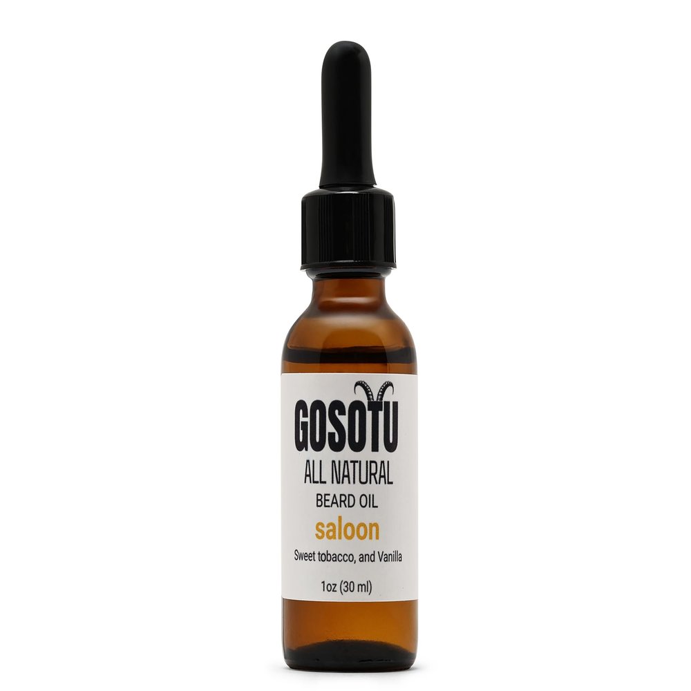 GOSOTU beard oil, All natural, Made in the USA, Promotes healthy beard growth