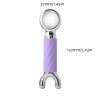 Betyura Ice Globes for Face & Eyes  Dual-Head Stainless Steel Facial Cryo Sticks with Silicone Grip, Cooling Globes to Reduce Puffiness Wrinkles - Purple view 2
