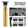Hair Clipper Electric Clippers New Electric Men Retro T9 Style Buddha Head Carving Oil Head Trimmer(ABS 3) view 2