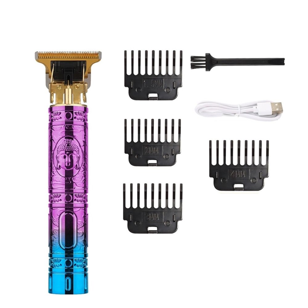 Hair Clipper Electric Clippers New Electric Men Retro T9 Style Buddha Head Carving Oil Head Trimmer(ABS 13)