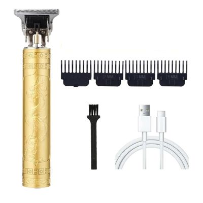 Hair Clipper Electric Clippers New Electric Men Retro T9 Style Buddha Head Carving Oil Head Trimmer(ABS 2)