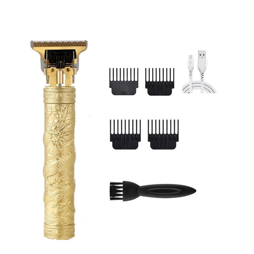Hair Clipper Electric Clippers New Electric Men Retro T9 Style Buddha Head Carving Oil Head Trimmer(ABS 8)
