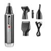 4 in 1 Ear and Nose Hair Trimmer for Men,Professional USB Rechargeable Nostril Nasal Hair Vacuum Cleaning System view 1