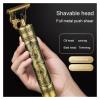 Electric Hair Clipper Professional USB Cordless Clipper Professional Beard Trimmer Haircut Grooming Kit Hair Cutting Machine(ABS Dragon) view 3