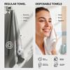 Face Towels - Ultra Soft and Thick Disposable Face Towelettes for Women - Biodegradable Facial Towels for Sensitive Skin - Face Cleansing, Makeup Removal, 10x12 Extra Large - 50 Pack view 3