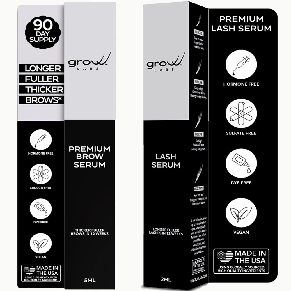 Powerful Brow & Lash Growth Serum Combo