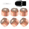 Gurelax Gen 3 Replacement Heads for Flawless Finishing Touch Facial Hair Remover, Replacement Blades for Women, 18K Gold Heads Replacement Blades Refill Pro(6pcs) view 1