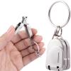 BEIQIYA Portable Mini Nail Clipper, Stainless Steel Keychain Nail Clipper Trimmers, Small Folding Fingernail Toenails Tools Accessories for Backpack Handbag Travel Men Women- Silver view 1