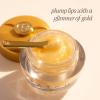 TATCHA The Kissu Gold Leaf Lip Mask | Limited-Edition Restorative Shimmery Lip Mask - Visibly Plumps and Softens for Lush Lips view 2