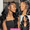 13x4 Breathable Lace Front Wig - 180 Density Pre-Plucked Baby Hair & Body Wave | Invisible HD Lace Base (18inche's) view 4